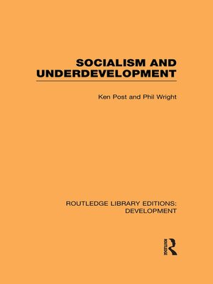 cover image of Socialism and Underdevelopment